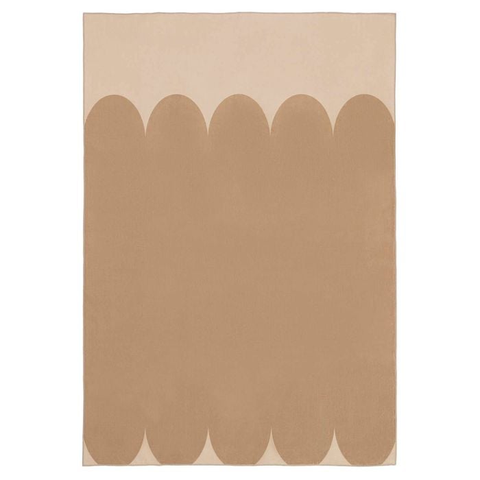 Loopsie-320cm X 230cm-ene Printed Beige Washable Rug