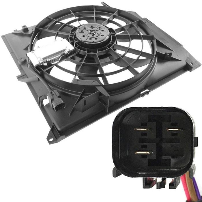 Thermo Fan For Radiator Fits Bmw E46 3 Series 318i 320i 323i 325i 328i 330i Etc