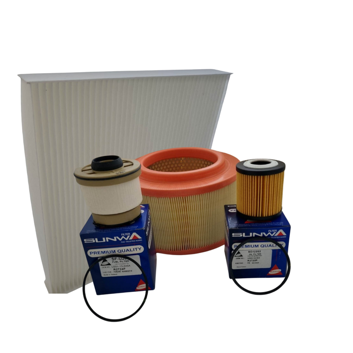 Service Kit with Cabin Filter for Ford Ranger PX and Mazda BT50 UP Turbo Diesel - Service Kit