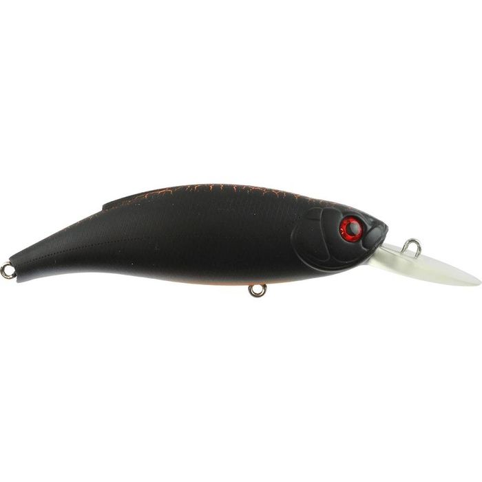 Atomic Hardz Shiner 85 Mid Hard Body Fishing Lure Black Beauty