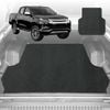 6D Diamond Ute Tub Mat for Mitsubishi Triton Club Cab (MQ MR) 2015-2023 (with spray on liner or no liner)-Black-Outback GT