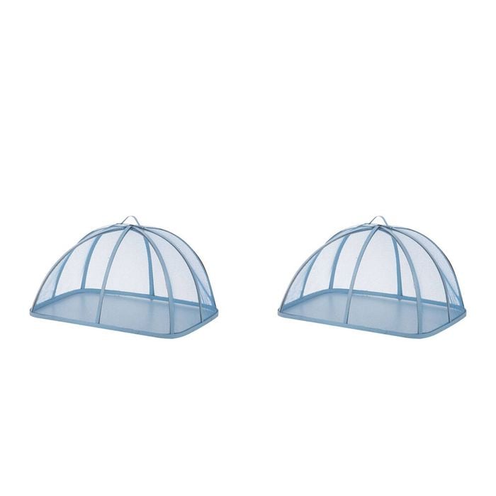 2PK Ladelle Capri Rectangle Mesh Food Cover/Protector Reusable Assorted