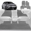 6D Diamond Car Floor Mats for Kia Cerato 2018-Current-Full Set-Grey-Outback GT