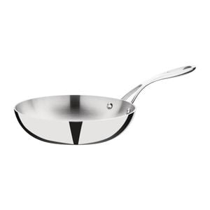 Vogue Frying Pan Tri-wall Stainless Steel & Aluminium 200mm Professional Kitchen Cookware