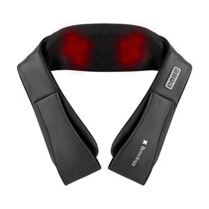 Remology Heated Shiatsu Hands Free Premium Wearable Neck Vibration Massager
