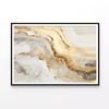 White and Gold Marble Texture  Print 100% Australian Made 90x60cm  (Poster)