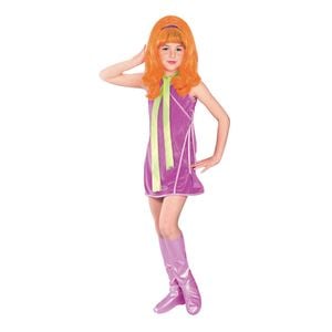 Rubies Scooby Doo Daphne Deluxe Girls Fancy Dress Up Party Costume Size M
