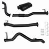 Ignite Exhausts Turbo Back For Holden Rg Colorado 2.8l 3" No Cat With Muffler Black Aluminised Steel