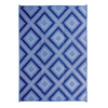 Fab Habitat 270x360cm Blue Diamond Pattern Foldable Waterproof Outdoor Folding Camping Mat