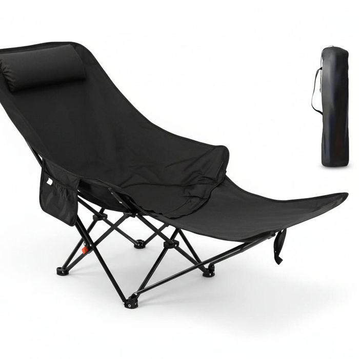 Adjustable Reclining Camping Chair Portable Foldable Chair With Carry Bag