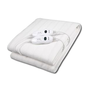 Heller King Fitted Electric Blanket 3 Heat Settings Double Controllers 203x182cm