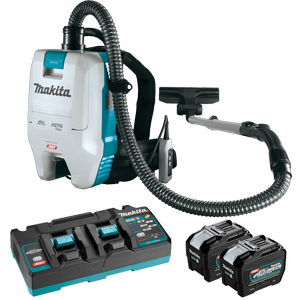 Makita 40V XGT BL Backpack Vacuum 2x8.0Ah Kit VC008GL203