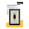 Click Black LED Flip Switch