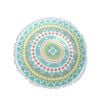 Zoey Bright Colors 100% Cotton Round Beach Towel 150cm Diameter + 5cm Fringe