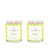 Set of 2 - 180g Perfumed Hand Poured Candle with Citronella