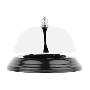 Bolero Call Bell Small Chrome Counter Service Reception Desk Hotel Kitchen
