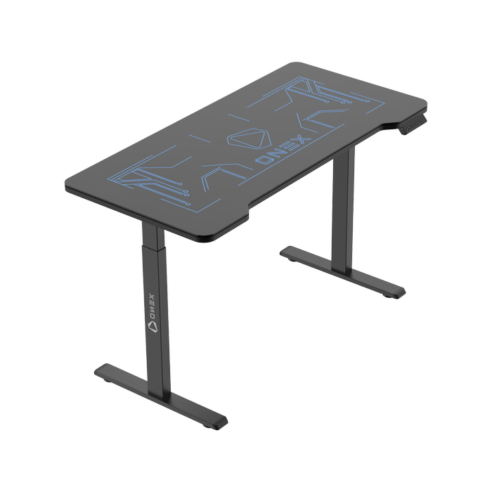 ONEX GDE1400  Tempered Glass RGB Gaming Desk