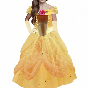 Enchanted Storybook Princess Belle Girls Costume - Small