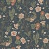 Wallpaper Trader Ulla Wallpaper Roll 10.05m X 53cm, Midnight Blue
