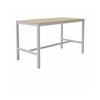 Olg Axis Bar Leaner White Frame New Oak Smooth Top L4200mm X W900mm