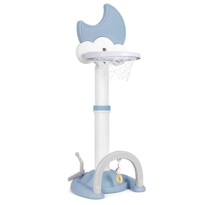 Costway 4-in-1 Kids Basketball Hoop Adjustable Sports Center