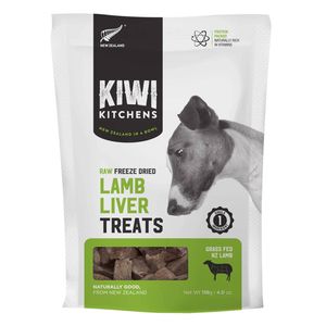 Kiwi Kitchens Freeze-dried Dog Treat Lamb Liver 110 Gm
