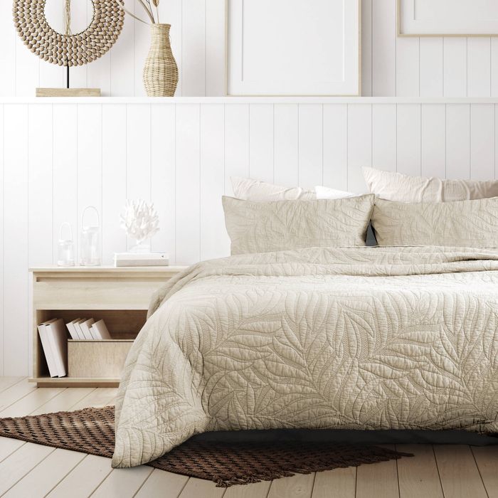 Ardor Boudoir Jocelyn Double Bed Microfibre Quilt Cover Set Linen