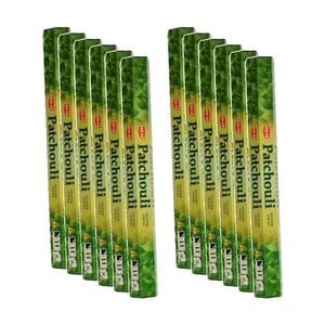 12PK HEM Home Fragrance Scented Smelling Incense Sticks Packet Set Patchouli