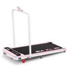 Black Lord Treadmill Walking Pad Magnetic Remote Foldable Incline Pink
