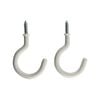 Everhang 28mm White PVC Cup Hook - 2 Pack