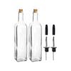 Argon Tableware Olive Oil Pourer Bottles With Cork Lids - 500ml - Pack Of 2