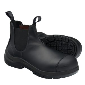 Blundstone Unisex Black #7501 DuraFit Elastic-Side Safety - UK Size 10