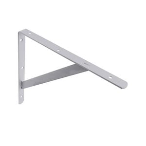 Carinya 300 x 300mm White Heavy Duty Straight Stayed Bracket