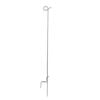 Obriens Electric Fencing White Single Pigtail Post
