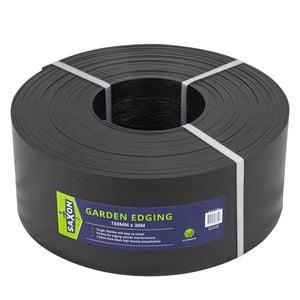 Saxon 150mm x 30m Black Garden Edge