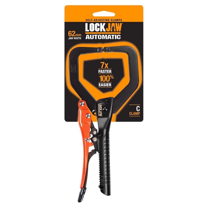 Lockjaw 230mm Chrome Vanadium Steel C-Clamp