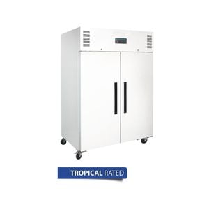 Polar G-series 2 Door Upright Freezer White 1200ltr - Commercial Upright Freezers (dl897-a)