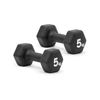 2pc Adidas Hex Dumbbells 5kg Gym/Training/Fitness/Weight Lifting Sport/Activity