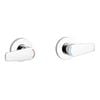evekare Chrome 1/4 Turn Extended Lever Wall Top Assembly