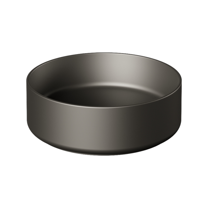 Stein 365 x 365 x 120mm Black Matte Hague Round Basin