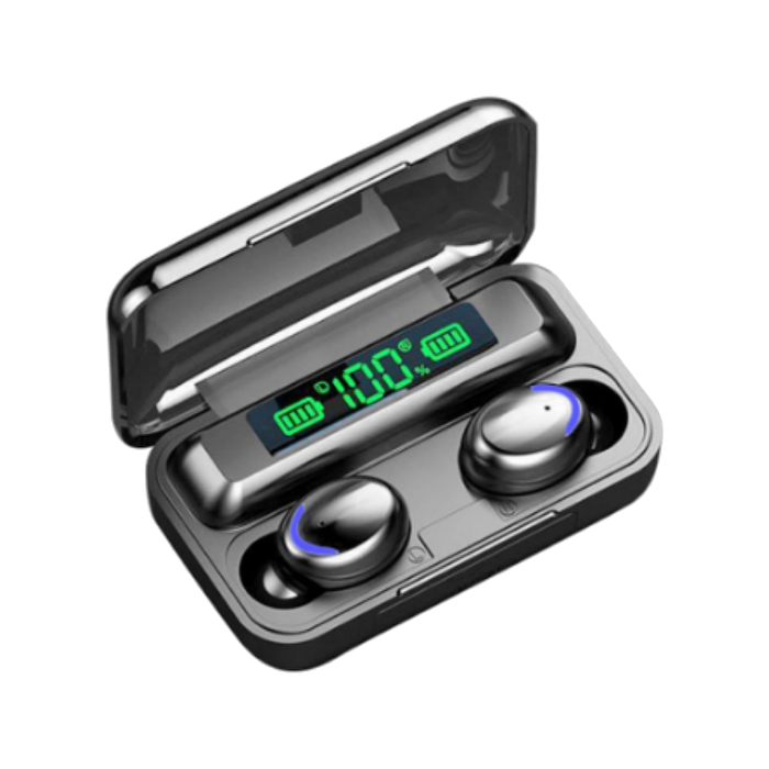 Orotec Metz Tws Bluetooth Earbuds With Powerbank Black