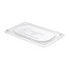 Cambro Gastronorm Flat Lid Polycarbonate Clear 1/9 Size Commercial Kitchen Food Storage