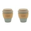 2pk Ecology Wander Coffee Tumbler Carry Cup 300ml Seagrass
