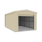 Absco 3.7 x 6.0 x 3.2m Classic Cream Single Roller Door Garage