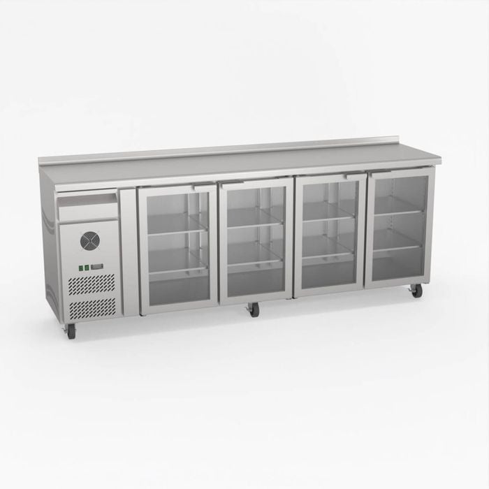 Thermaster Tropicalised Four Door Bar Fridge  - Under Bench Fridges (cm25g)