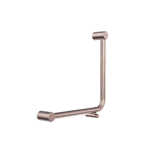Nero Mecca Care 32mm Ambulant 90 Degree Bent Tube Grab Rail Brushed Bronze