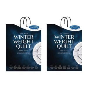 2PK Jason Commercial Queen  J-Dream Quilts Winter Weight 210x210cm