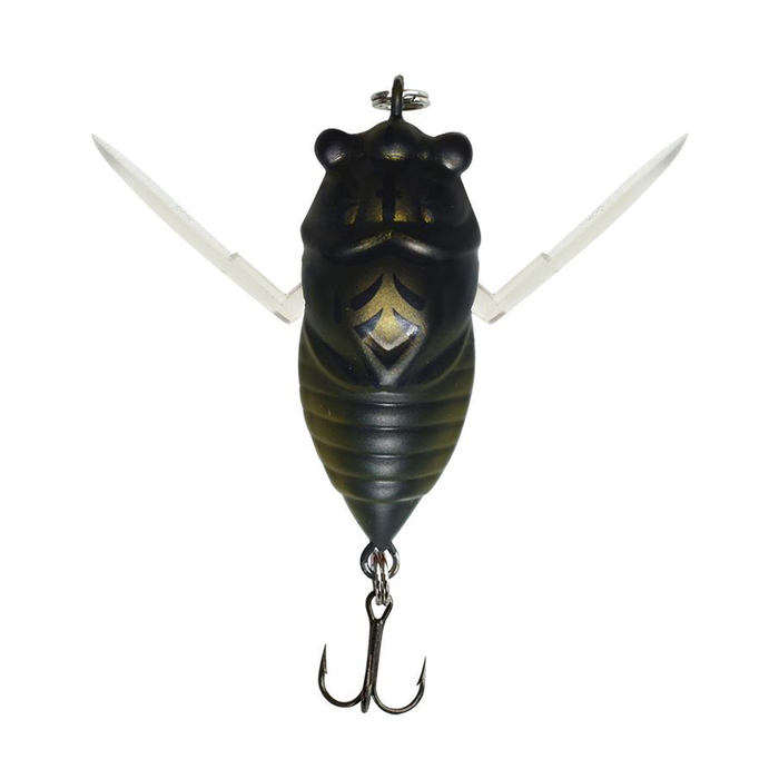 Profishent 40mm Humbug Cicada Fishing Lure Motor Oil Gold