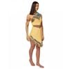 Disney Pocahontas Halloween Costume – Official Licensed Dress with Necklace and Armband, Brown Colour, Small