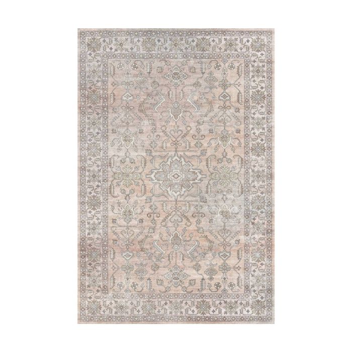 Urban Style Bazaar Printed Microfibre Rug Home Decor Peach 160x240cm